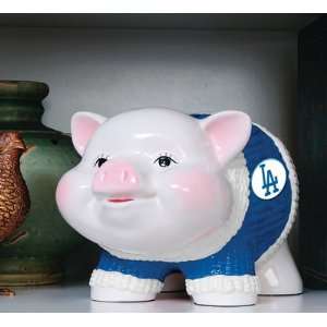  LOS ANGELES DODGERS Traditional Ceramic PIGGY BANK (6 3/4 