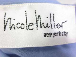NICOLE MILLER Purple Sheer Bolero Shrug Sz 12  