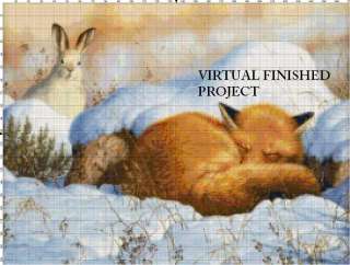 Fox Snoozes & Loses Cross Stitch Pattern TBB  