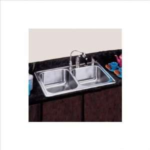   Double Bowl Kitchen Sink Configuration Four Hole