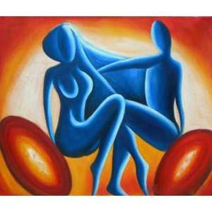  Shivas Kama Sutra Oil Painting on Canvas Hand Made 