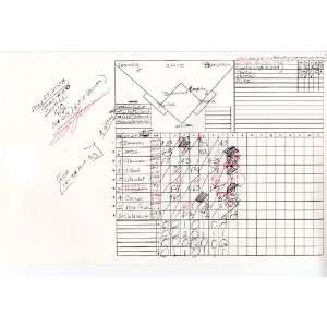   /Signed Scorecard Mariners at Yankees 5 25 2008
