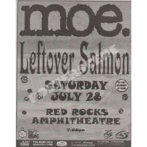  Moe Original Concert Poster Collection Lot x5
