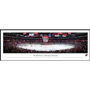  Wisconsin Badgers   Kohl Center   Wood Mounted Poster 