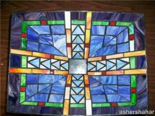Mission Style Stained Glass Shade (E)  