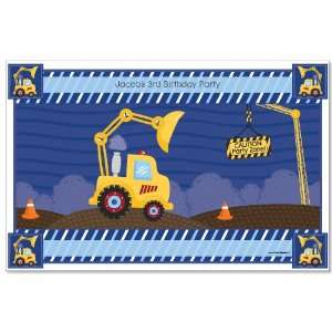   Construction Truck   Personalized Birthday Party Placemats Toys