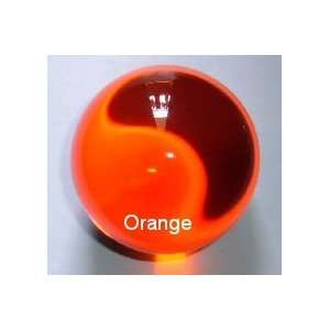  Orange Acrylic Contact Juggling Ball   70mm Toys & Games
