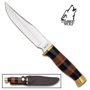  Timber Wolf Classic Black Bowie Knife