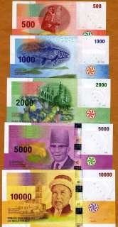 Comoros, Comores SET, 500;1000;2000;5000;10000 2005 2006, P 15;16;17 