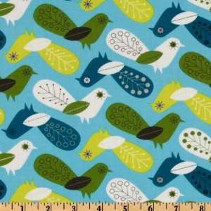  44 Wide Critter Community Birds Bermuda Fabric By The 