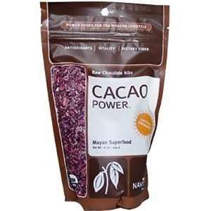  Navitas Naturals  Cacao Power, Raw Chocolate Nibs, 16oz 