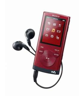 Sony Walkman NWZ E354 Red (8 GB) Digital Media Player 50 Hour battery 
