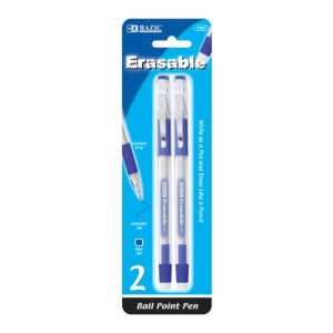  BAZIC Coolz Retractable Ballpoint Pen, Assorted, 5 Per 