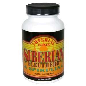  Siberian Ginseng & Spirulina 100 cap Health & Personal 