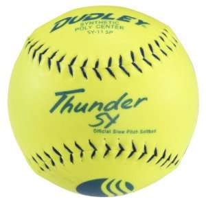  11 Dudley Thunder SY Classic W Stamped Softballs   1 