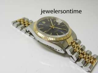 Rolex mens SS/18K Datejust 36mm 16013 serviced/polish  