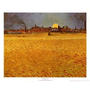  Cornfields Near Arles Finest LAMINATED Print Vincent Van 