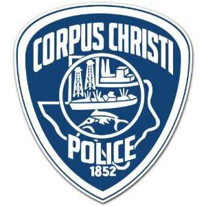  Corpus Christi Police Department Texas Trucks Sticker 4x3 