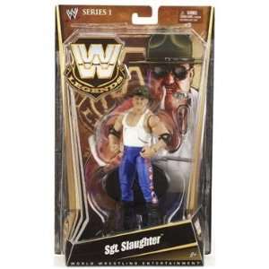  WWE Legends Sgt. Slaughter   Series #1 Toys & Games