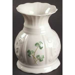   Pottery (Ireland) Shamrock Candle Vase, Fine China Dinnerware Home