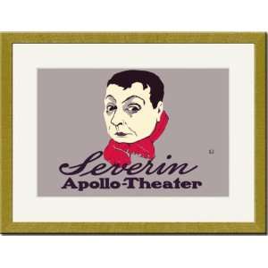   /Matted Print 17x23, Severin at the Apollo Theater