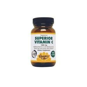  Country Life Superior Vitamin C 1000mg 60 Tabs Health 