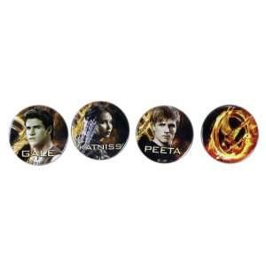  The Hunger Games Movie Pin Set 4 pin set Hunger games assorted set 