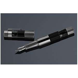  Omas Fusion Fountain Pen   Grey, Fine Nib 09A0096 F 