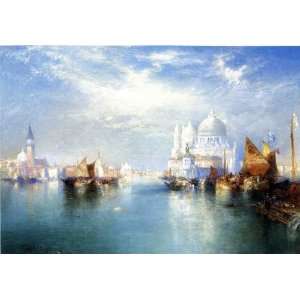   Thomas Moran   32 x 22 inches   Venetian Canal Scene