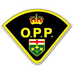 Ontario Provincial Police Service Department Canada OPP Sticker 4.5x3 