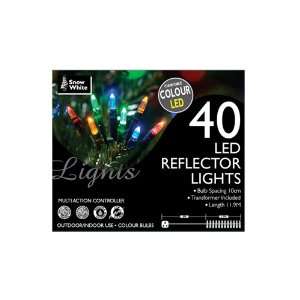  Snow White Indoor/Outdoor Christmas Lights 40 Multicolour 