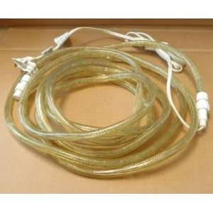 18ft Clear Indoor/Outdoor Christmas Rope Light   Lights are 3/4 inches 