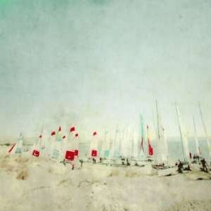  hobie cats beached, Limited Edition Photograph, Home 