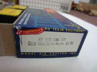   HO Scale 3218 MDC MODEL DIE CASTING 50th Anniversary 40 Box Car Kit
