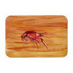  Crawfish on Orange Kitchen / Bath Jumbo Comfort Mat 