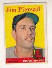 JIM PIERSALL #280 Boston Red Sox Outfield 19​58 Topps Ex