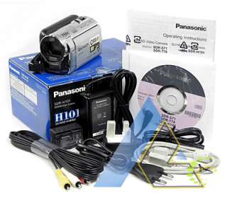 Panasonic SDR H101 80GB PAL Camcorder Silver+6Gifts+Wty  