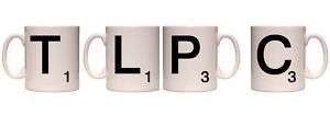 SCRABBLE LETTERS MUG   PERSONALISE WITH ANY LETTER  