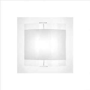 Selis Large Crystal Trim Wall/Ceiling Mount Bulb Fluorescent 2x13W 