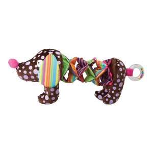   Stretchy Puppy with Crinkly Body, Rattle and Squeaker Toys & Games