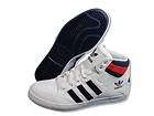 ADIDAS Men Shoes Hard Court HI White Navy Athletic Shoes SZ 10