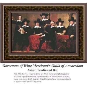 of Wine Merchants Guild of Amsterdam, Counted Cross Stitch Patterns 