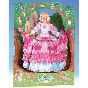  Santoro Interactive 3 D Swing Card, Princess Greeting 