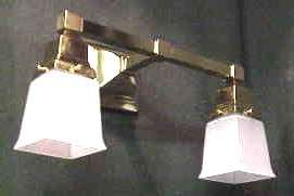 CUSTOM MISSION DOUBLE SCONCE  