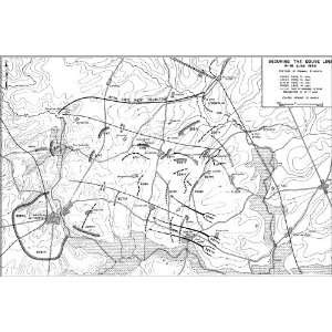  Securing the Douve Line Map   24x36 Poster Everything 