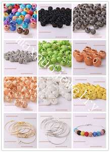   Beads Craft Findings 80MM Circle Hoop Earrings Wholesale Pick  