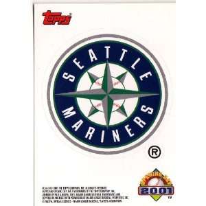  2001 Topps Opening Day Sticker Seattle Mariners Sports 