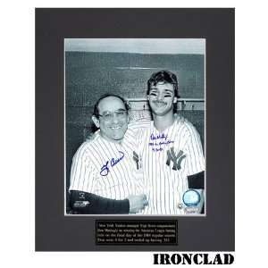   Mattingly Picture   & Yogi Berra Dual 16x20 wPlaque