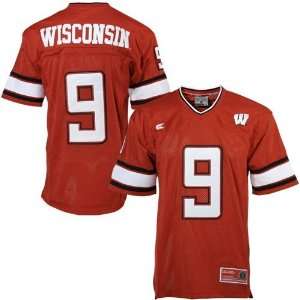  Wisconsin Badgers #9 Cardinal All Time Jersey Sports 