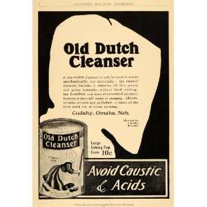  1909 Ad Old Dutch Cleanser Tin Can Pricing Cudahy Omaha 
